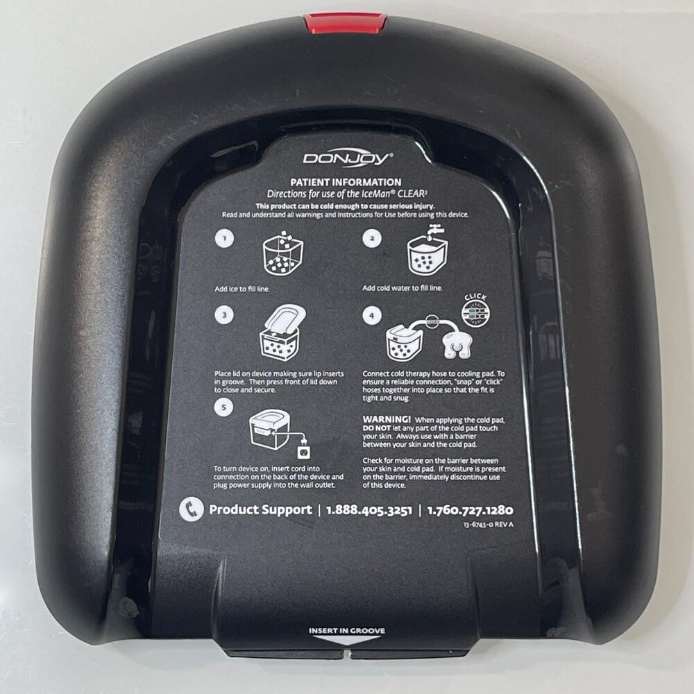 Donjoy Cold Therapy Iceman Shoulder Cold Therapy LID ONLY